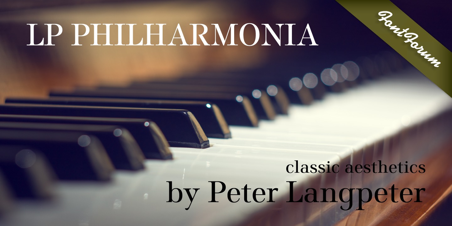 Шрифт LP Philharmonia